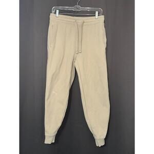 Old Navy Women’s Jogger Sweatpants Size S Beige Tan Cuffed Lounge Pants